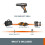 WORX WORX WX3701 PowerShare 20V Cordless Combi Hammer Drill Kit with 2 Batt 5