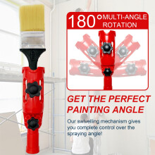 MultiAngle Paint Brush Extender Holder for High CeilingExtension Pole