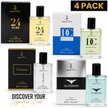 Mens Fragrance Gift Set 4 x 30ml Eau De Toilette