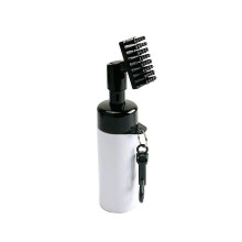 Golf Club Cleaning Brush Groove Cleaner with Squeeze Bottles - White