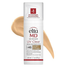(Skin Color) EltaMD UV White Face Sunscreen, SPF 46, Oil-Free Formula with Zinc Oxide