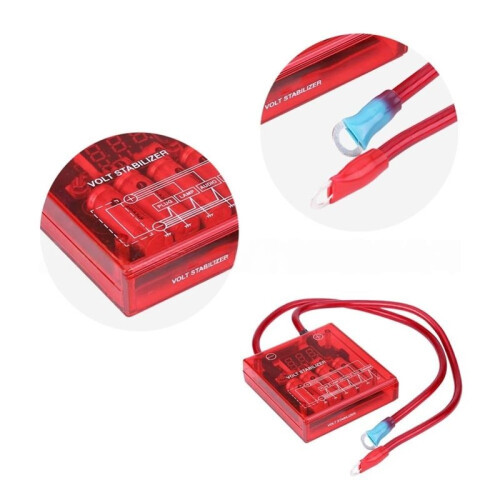 Car Digital Voltage Stabilizer Universal Engine Electronic Rectifier for Auto Performance Purpler 1