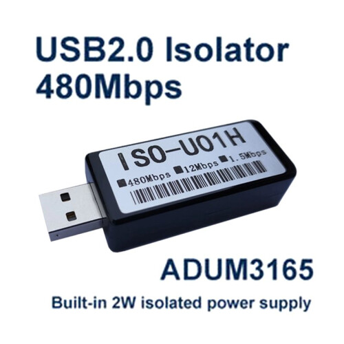 2X ADUM3165 USB Digital Isolator 480Mbps USB High-Speed Isolator Voltage USB HUB DAC Decoder Audio Elimination Current 2