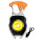 (Orange) Cobs Keychain Light Multi-Function Mini LED Flashlight Emergency Light with Bottle Opener for Outoor Hiking 1