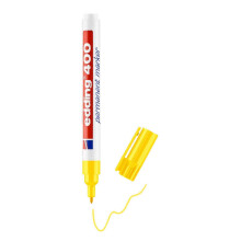(Yellow) Permanent Marker 1.00mm Fine Bullet Tip Quick-Drying & Smudge-Proof for All Surfaces Plastic Wood Metal Glass