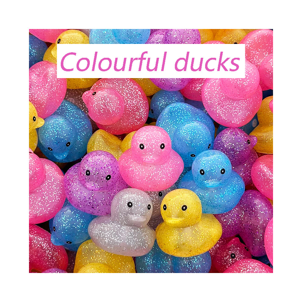 Photos - Bath Toy  1-100Pcs Colourful Rubber Ducks Mini Duck Party Favors Bulk Ducks Summer Pool Floating Toys Rubber Ducks Birthday(60 pcs)