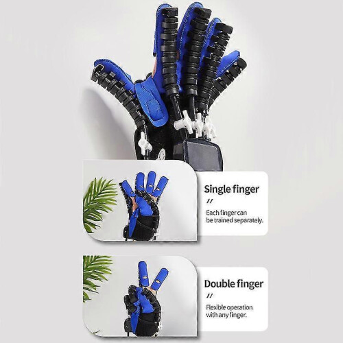 (Left hand XXL) Robot Pointing Training Rehabilitation Gloves Equipment Hand Function Rehabilitation Training 2