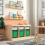 IKEA TROFAST Storage Unit with 6 Boxes 93x44x52cm 1