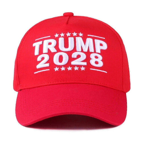 (Red) Trump 2028 Embroidered Baseball Cap