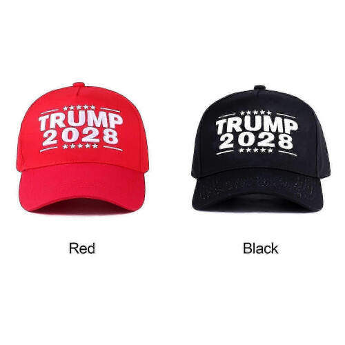 (Black) Trump 2028 Embroidered Baseball Cap 1