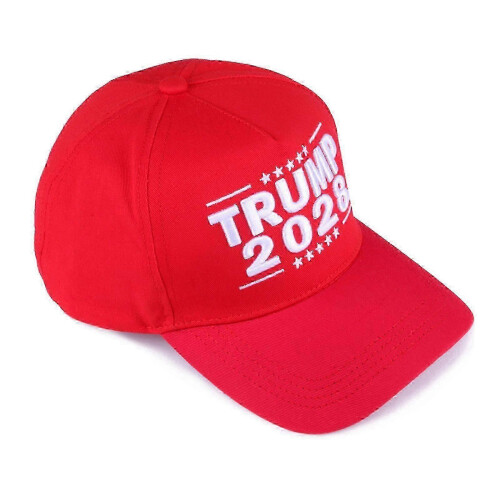(Red) Trump 2028 Embroidered Baseball Cap 1