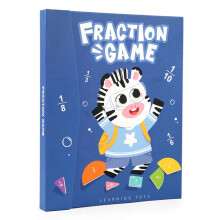 (Blue) Magnetic Fraction Tiles & Circles - Fun Educational Math Puzzle Preschool Learning Toys