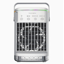 Bærbart klimaanlæg, luftfugter, bordventilator, kontor- og hjemmeventilator, bærbar mobil ventilator