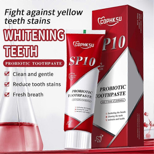 (2pcs) Sp-10 Probiotics Brightening Toothpaste, Deep Cleaning Teeth Whitening Toothpaste 2