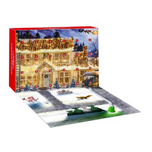 (Model C) Cat Toys Christmas Advent Calendar Xmas 24pcs Toys Surprise Gift for Pets