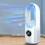Luftkøler / Luftfugter / Ventilator – 6 hastigheder og timer – Hvid 2