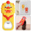 (Red) Multifunctional Fridges Magnets Opener Innovative Space-Saving Design: Thoughtful Housewarming Present 2