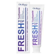 (1pc) FRESH Whitening Toothpaste, Purple Whitening Toothpaste, Passion Fruit Flavor, Fluoride-Free for Healthy Enamel & Fresh Breath