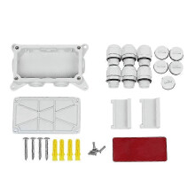 IP65 Junction Box Waterproof Box Fire Prevention for WAGO 211-412/ 413/415 Connectors White