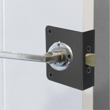 Door Reinforcement Plate, 2 Set Doors Reinforce Repair for 1-3/8" Thick Door 4-1/2" Size Door Knob Lock Latch