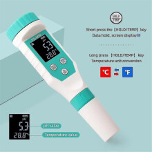 7 In 1 Ph/free Chlorine/orp/ec/tds/salt/temp Ph Meter Swimming Pool Salinity Tester Ip67 Waterproof
