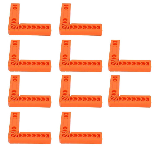 10Pcs 90Degree Rightangle Auxiliary Positioner Woodworking Tool Square Angle Ruler Holder 2