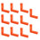10Pcs 90Degree Rightangle Auxiliary Positioner Woodworking Tool Square Angle Ruler Holder 5