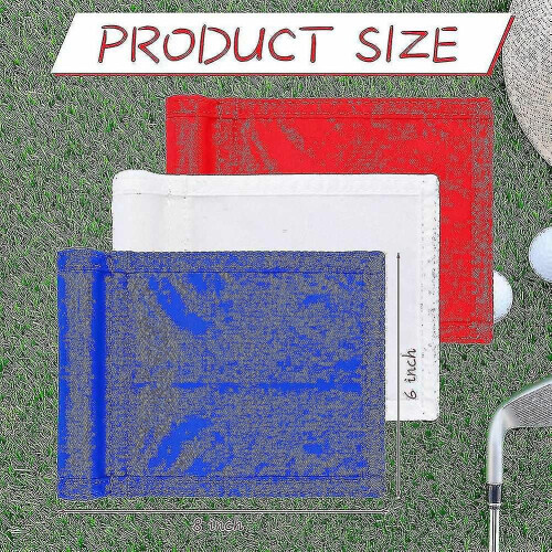 3pcs Golf Flag Golf Flag Solid Golf Flags With Tube Inserted Waterproof Putting Golf Flags 8 X 6 In 2
