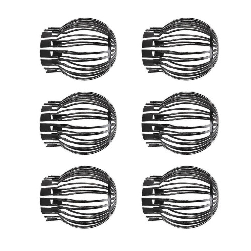 6pcs Gutter Guard Downspouts Filter Strainer Preventing Leaf Debris Branches Roof Moss From Clogging 1