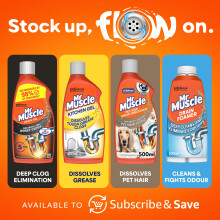 Mr Muscle Kitchen Drain Unblocker Liquid (500ml), Sink & Drain Cleaner, Strong &