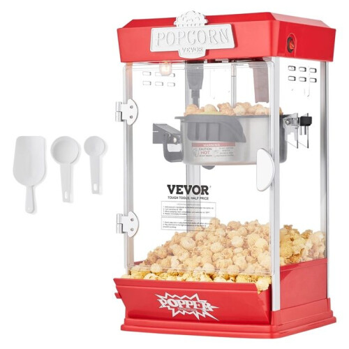 Machine à Popcorn, Capacité de 1,5 Gallon, Style Cinéma, 4 Oz Rouge