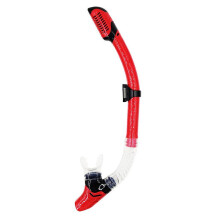 (Red) Snorkeling Training Hose Portable Diving Training Tube for Women Men