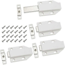 4Pcs Push to Open Door Catches Touch Latch Push to Open Magnetic Door Latches Catch Cupboard