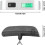 Digital Luggage Scale, Mini Size LCD Digital Electronic Scale Portable Hook Weighing Scale Max. Load 3