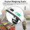 Digital Luggage Scale, Mini Size LCD Digital Electronic Scale Portable Hook Weighing Scale Max. Load 5
