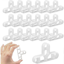 100 Pcs Tile Spacers, 10mm T-Shape Floor Tile, Removable Tiles Spacer for DIY Paving Tiling Wall, Garden, Red Bricks, Patio Slabs