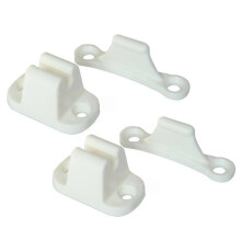 2 Pairs White Nylon Door Holder for Caravan Motorhome Boat Door