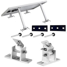 Universal Solar Panel Holder - 0-60 Adjustable End Clamp Bracket for Easy Installation