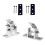 Universal Solar Panel Holder - 0-60 Adjustable End Clamp Bracket for Easy Installation 4