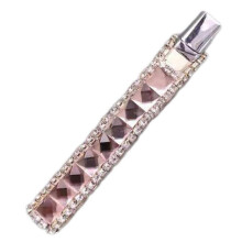 (O) Portable Elegant Lighter Windproof Torch Flame Metal Refillable Butane Lighter Elegant Desk Decor