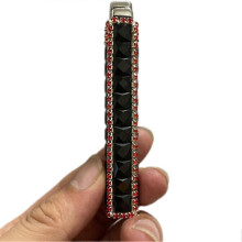 (J) Portable Elegant Lighter Windproof Torch Flame Metal Refillable Butane Lighter Elegant Desk Decor