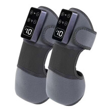 (2pcs) MAXwarm 4.0 Electric Heated Knee Massager, Cordless Heating Pads Knee Brace, 5 Heat Levels & 3 Vibration for Pain Relief, Gift for Men Women
