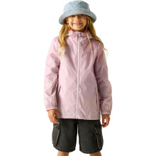 (14Y, Powder Lilac) Regatta Kids Juniors Pack it III Waterproof Hooded Outdoor Walking Jacket Coat