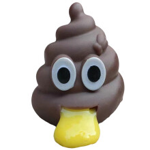 (1pc) Squishy Puking Egg Poop Stress Ball - Vomit Squeeze Ball Goop Stress Relief Toy, Funny Gag Gift for Adults Kids