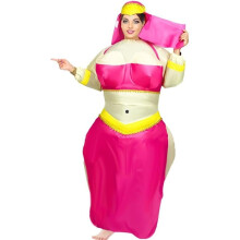(Reine arabe, 150-190cm) Costume gonflable de reine arabe, adulte
