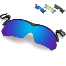 (blue) Clip Cap Sports Sunglasses, Mens Womens Clip on Sunglasses, UV400 Polarized Sunglasses for Fishing Biking Hiking Outdoor