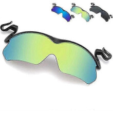 (Green) Clip Cap Sports Sunglasses, Mens Womens Clip on Sunglasses, UV400 Polarized Sunglasses for Fishing Biking Hiking Outdoor
