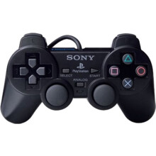 Genuine Official Original Sony Wired Dualshock 2 PS2 controller Black - Refurbished