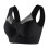 (2XL, black) Womens Wireless Bra, Full-coverage Pullover Stretch-knit Bra, Smoothing T-shirt Bra 1