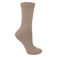 (5-7, Beige) Steven - Steven - Damen Socken aus Bio Baumwolle und Kamelwolle weich warm komfort